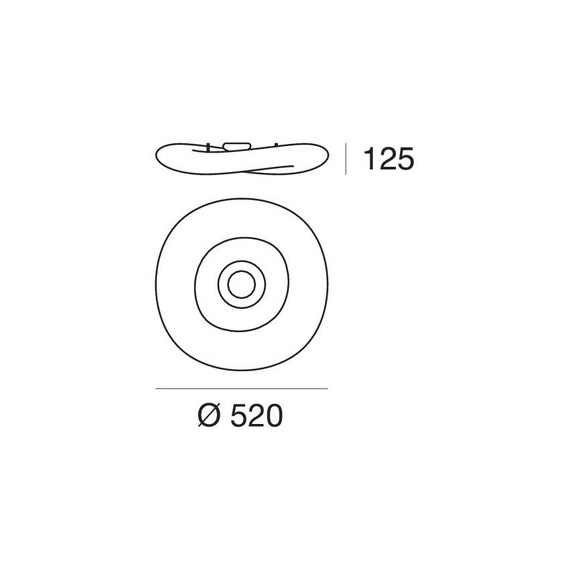 Plafon Mr. Magoo Linea Light 8006