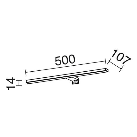 Kinkiet 970B-L0208B-32 Novolux Blizzard Do łazienki
