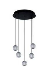 Azzardo Lampa Sufitowa Edem 5 AZ6017 Czarna