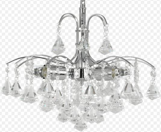 Lampa Wisząca kryształowa Elem Monte Carlo 6246/3 8C chrom