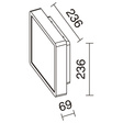 Kinkiet zewnętrzny Novolux Blera 548B-L0118A-03