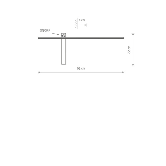 Lampa Ścienna Nowodvorski Impulse Led S 8115