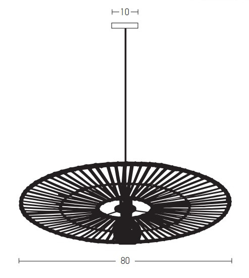 Lampa Wisząca Zambelis 19106