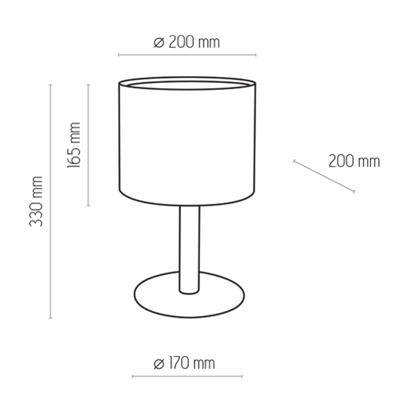 Lampa stołowa Deva 5217 TK Lighting