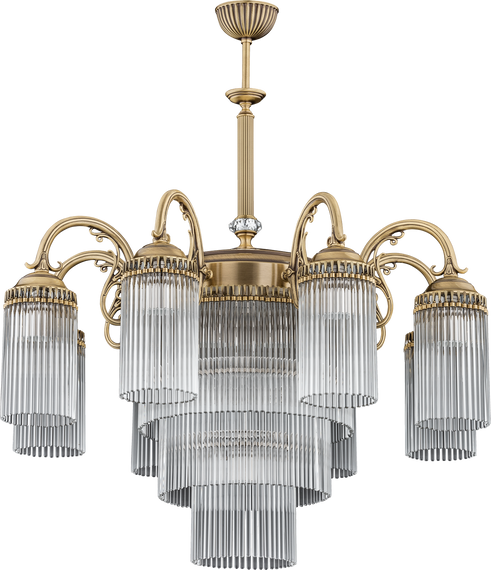 Lampa wisząca Kutek Fiore FIO-ZW-8+1(P)