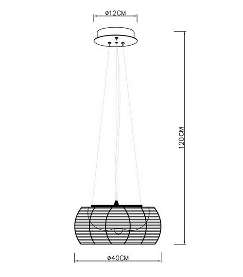 Zuma Line TANGO MD1104-2 SILVER Lampa Wisząca