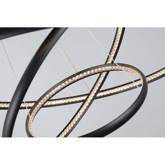 Azzardo Brighton AZ4428 Żyrandol Czarny