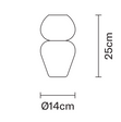 Fabbian Lampka nocna Puppy F62 B01 02