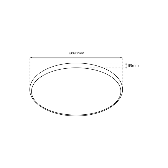 Lampa Sufitowa Milagro Ringo RGB ML9965 
