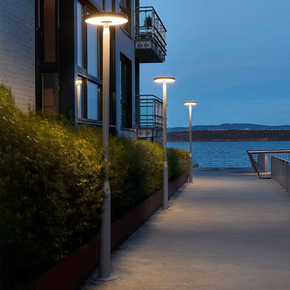 Lampa stojąca zewnętrzna 6151GR Norlys Borg