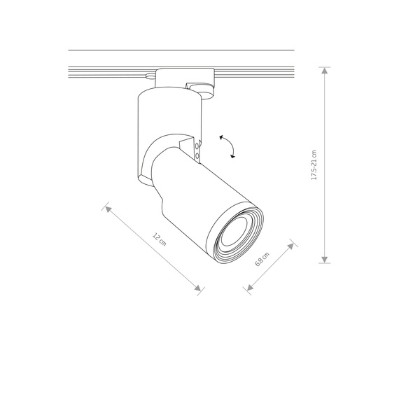 Lampa Szynowa Nowodvorski Profile Mike 7661