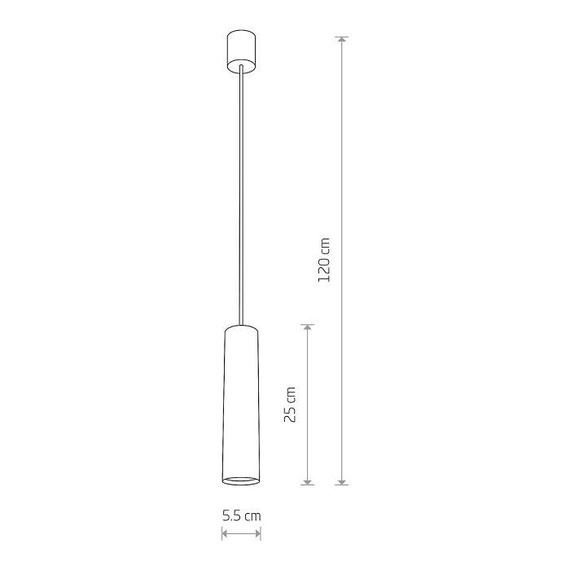 Lampa wisząca Nowodvorski EYE BLACK M 6840