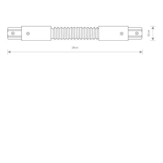 Nowodvorski Profile Flex Connector 8382 Złącze giętkie do szynoprzewodu