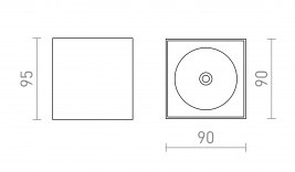 Lampa sufitowa zewnętrzna Redlux Senza R13625