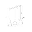 Żyrandol TK Lighting Nord 4869