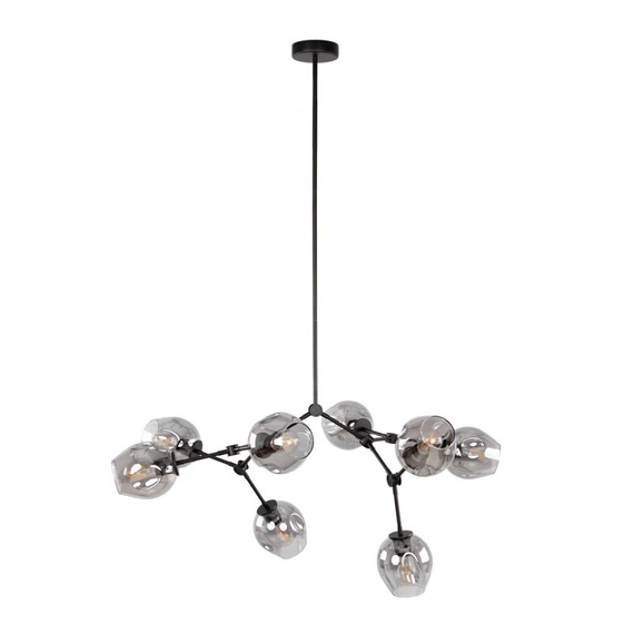 Italux Ferral Lampa wisząca PND-75075-8-BK-SG