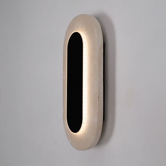 Kinkiet Maxlight W0393 Travertino Oval 10w