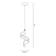 Lampa Wisząca Milagro ML1041 Largo 