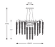 Lampa wisząca Zuma Line MD3720-1-EGN Dijon