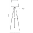 Stojąca Lampa Podłogowa Vaio 698 TK Lighting 