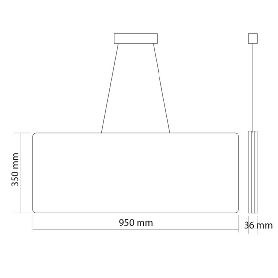 Ramko Lampa wisząca nowoczesna 66594 Brae