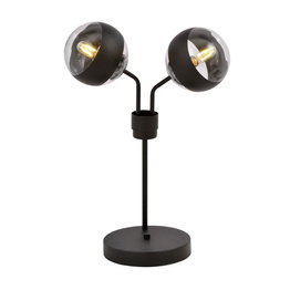 Lampka nocna NOVA LN2 BLACK/STRIPE czarny (1139/LN2) - Emibig