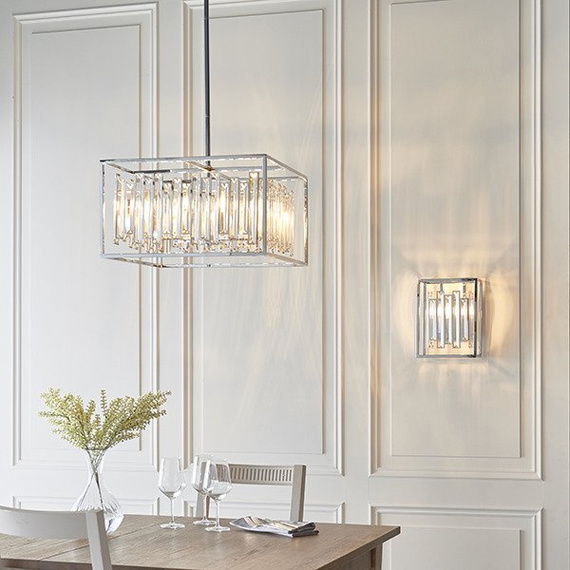 Lampa wisząca kryształowa Endon Acadia 6 81931