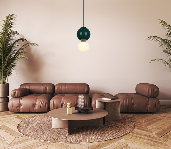 Lampa Wisząca Italux Pieve Pnd-95221-1M-Grn