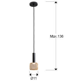 Lampa wisząca Schuller 175265 Sincro