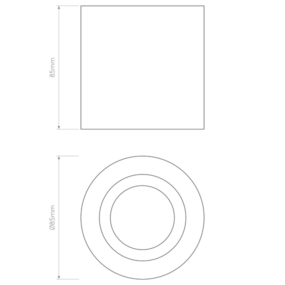 Oprawa wpuszczana Astro Kos 1326042