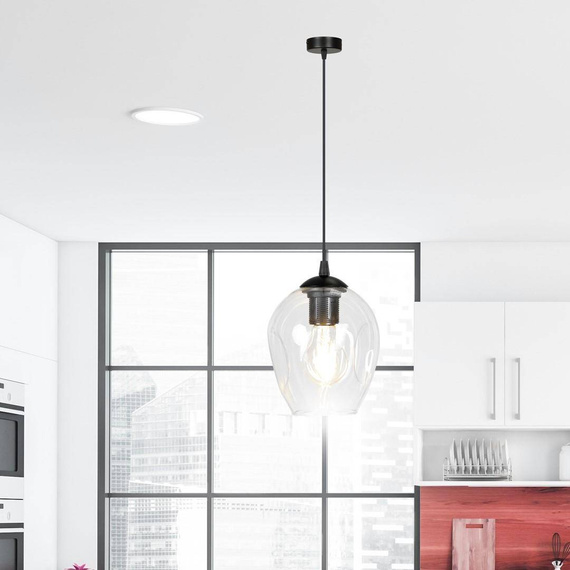 Zwis ISTAR 1 BL TRANSPARENT czarny (679/1) - Emibig