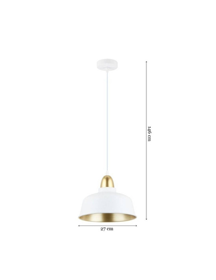 Lampa wisząca Zuma Line A8063-WH Mensa