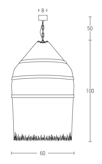 Lampa Wisząca Zambelis 17129