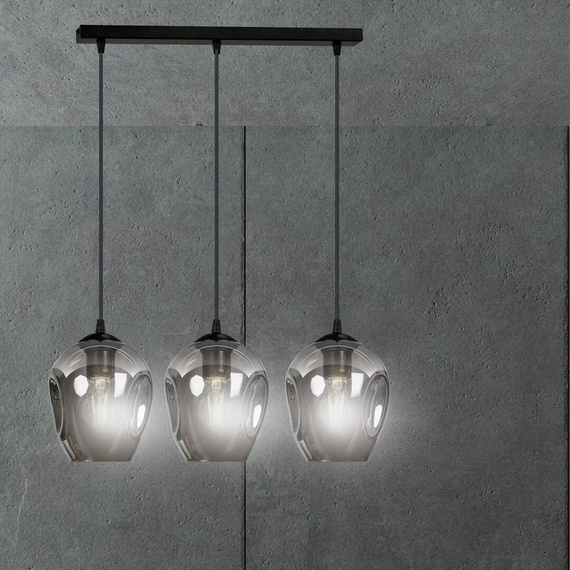 Wisząca lampa ISTAR 3 BL GRAFIT czarny (680/3) - Emibig