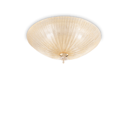 Lampa Sufitowa Ideal Lux Shell Pl3 Ambra 140179