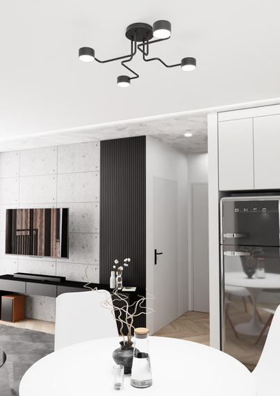 Żyrandol Emibig Kurage 4 Bl (1442/4)