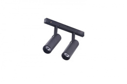 Azzardo ALFA TRACK MAGNETIC Niko 2 Lampa do Szyny Magnetycznej AZ4586 Czarna 4000K 2x7W