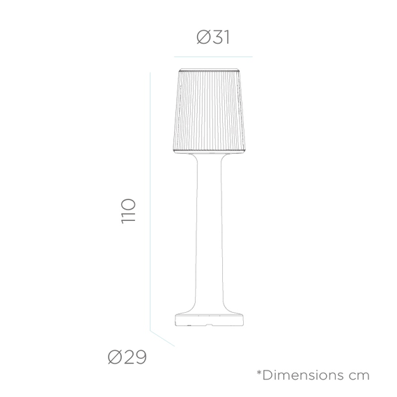 Lampa Podłogowa Moosee Carmen LUMCR110WLNW