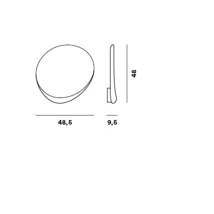 Kinkiet Foscarini Lake Led FN257005R1_50