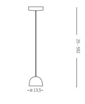 Lampa wisząca Ideal Lux Tall SP1 Big