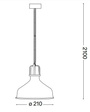 Eris Lampa Wisząca Ideal Lux 238104