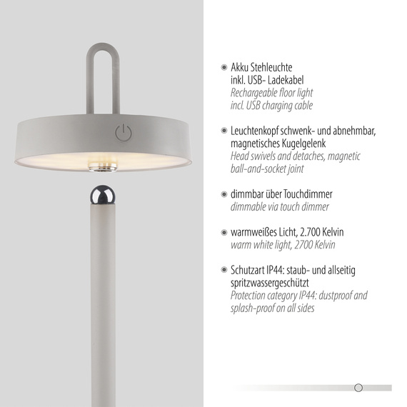 Lampa Stojąca Zewnętrzna Zuma Line Amag 003902-032062