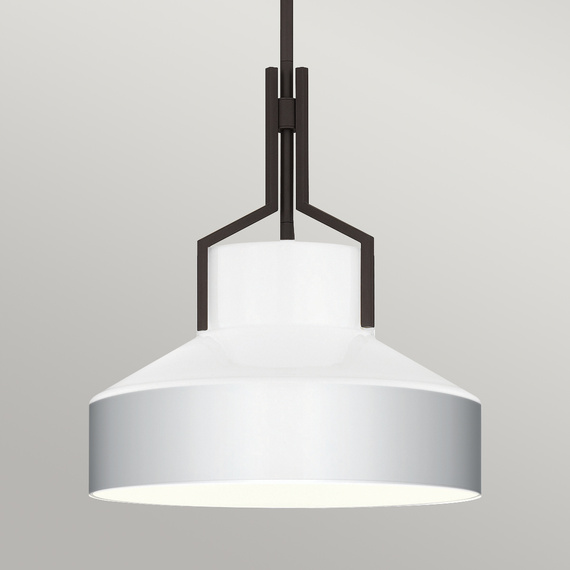 Żyrandol Elstead Lighting QZ-BRECKEN-2P-AB-OPAL