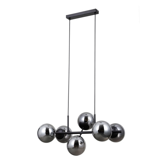 Oprawa wisząca Italux PND-1098-6-BK Molite 