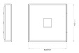 Plafon Astro Mashiko 400 0969