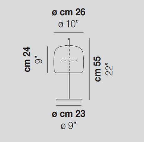 Vistosia Lampa stołowa JUBELTP FU/TR OS Jube
