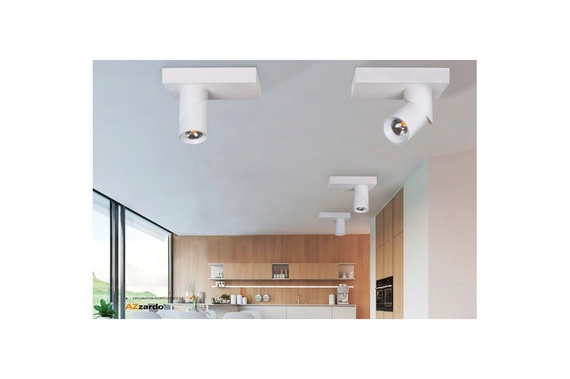 Azzardo Santos Exposed Round Reflektor sufitowy 12W Spot LED AZ3508