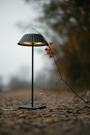 Lampa stołowa Maxlight T0066 Muffin czarna IP44