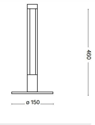 Ideal Lux Yoko 258911 Lampa stołowa
