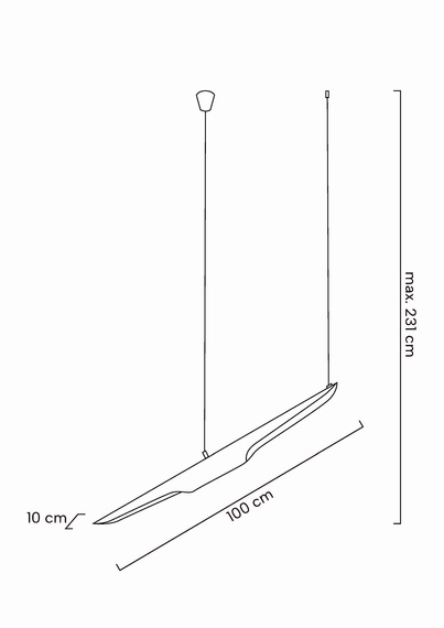 Lampa Wisząca Moosee Conteo MSE010100325